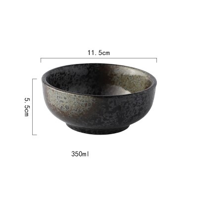 Bol de riz en céramique de 4.5 pouces de Style japonais, petit bol à soupe pour la maison, bol à nouilles, Sushi, vaisselle de Restaurant quotidien: 4
