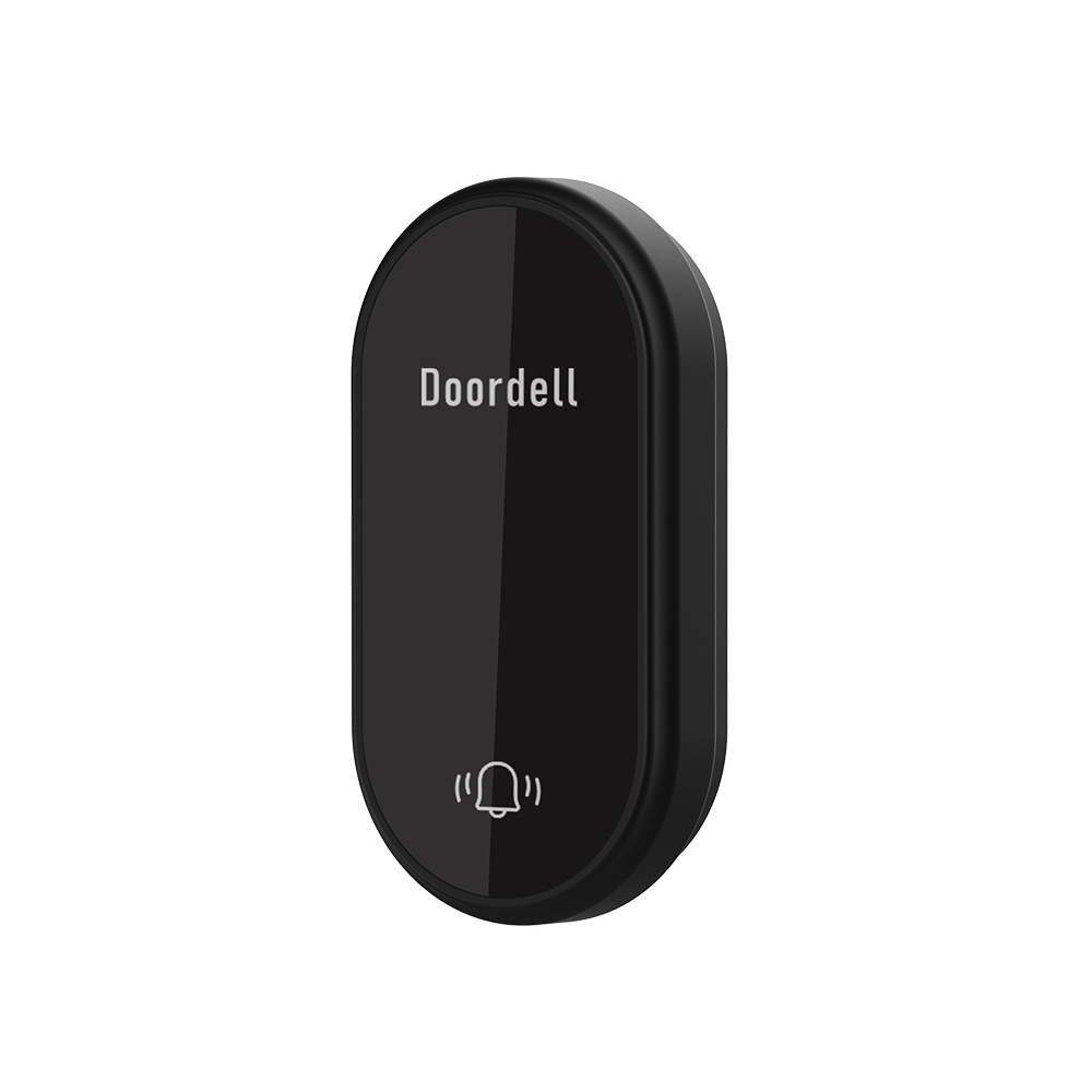 Acrylic Lens Battery Free Waterproof Self Powered Doorbell High Volume Wireless Electronic Emergency Call Device: green / us