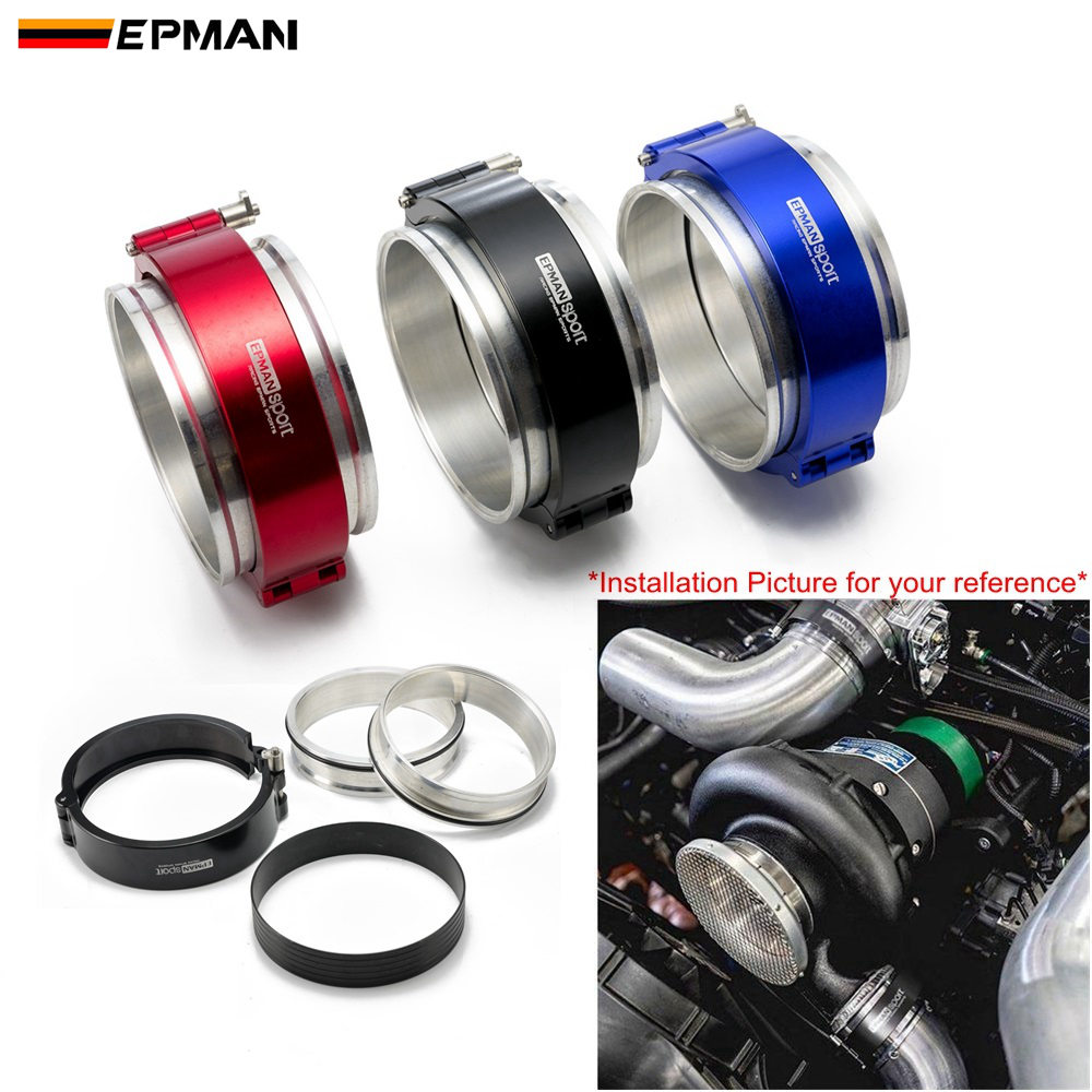 Epman Uitlaat V-Band Klem Hoge Druk Hd Klem Voor 5 &quot;127Mm Radiator Slang Wastegate Flenzen Turbo dump Pijp EPSS127KB