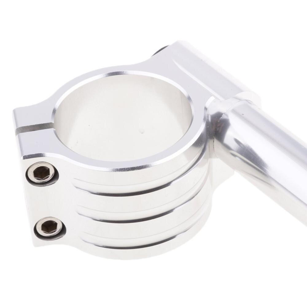 Universal Motorcycle Racing Adjustable Handlebar 22mm 7/8'' Chrome Clip On Ons Fork Handle Bar for Cafe Racer Motorbike