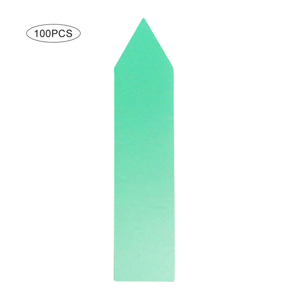 100pz etichette per piante in plastica etichette per piante da giardino marcatori per vivai vasi da fiori etichette per piantine vassoio marchio strumenti accessori da giardino: 1 x 5 cm / GN