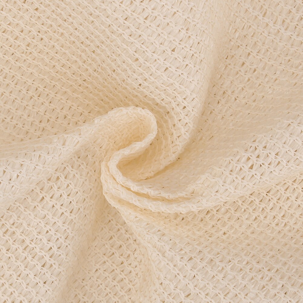 HDPE Sun Shade Sail Canopy Sail 185GSM Shade Cover UV Block for Outdoor Garden Backyard Shading Net Enclosure Net Toldo Exterior: Beige / Triangle 5x5x5M