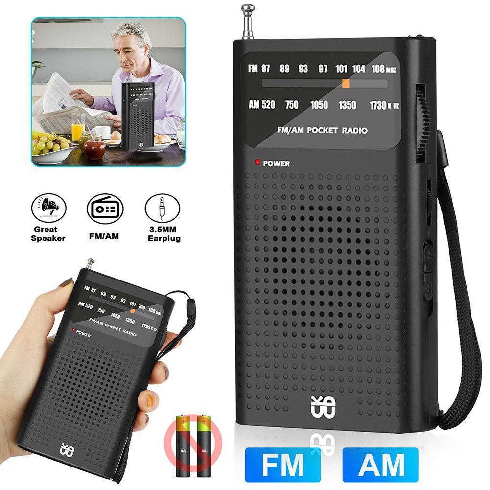 Full band FM/AM analog radio Pocket portable radio M6Q6
