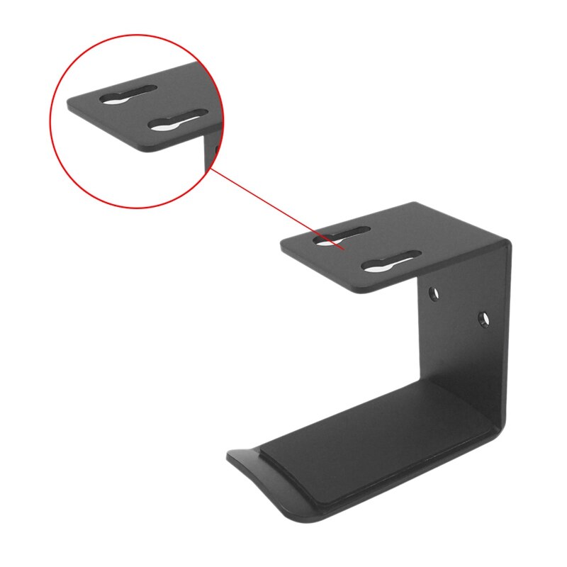 2Pcs Headphone Stand with AntiSlip Gasket Holder Hook Tape Under Desk Wall Mount Multifunction Hanger Save Space