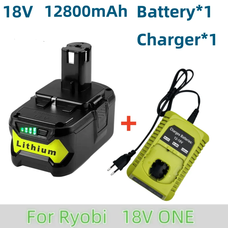 9.8Ah 12.8AH na akumulator RYOBI P108 18 V One +Plus 18 V akumulatory litowo-jonowe P104 P107 RB18L50 RB18L20 P108: Pomarańczowy