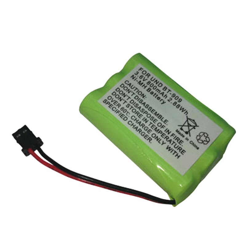 1 pièces batterie de téléphone sans fil rechargeable pour uniden BT-909 BT909 3 * piles rechargeables AAA ni-mh 800mAh 3.6V: 1PCS