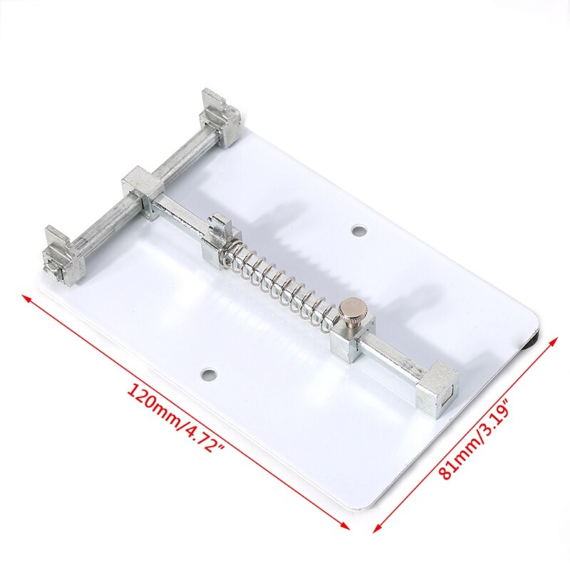 1pc rostfria mobiltelefon pcb fixturer reparera kretskort hållare universell grossist