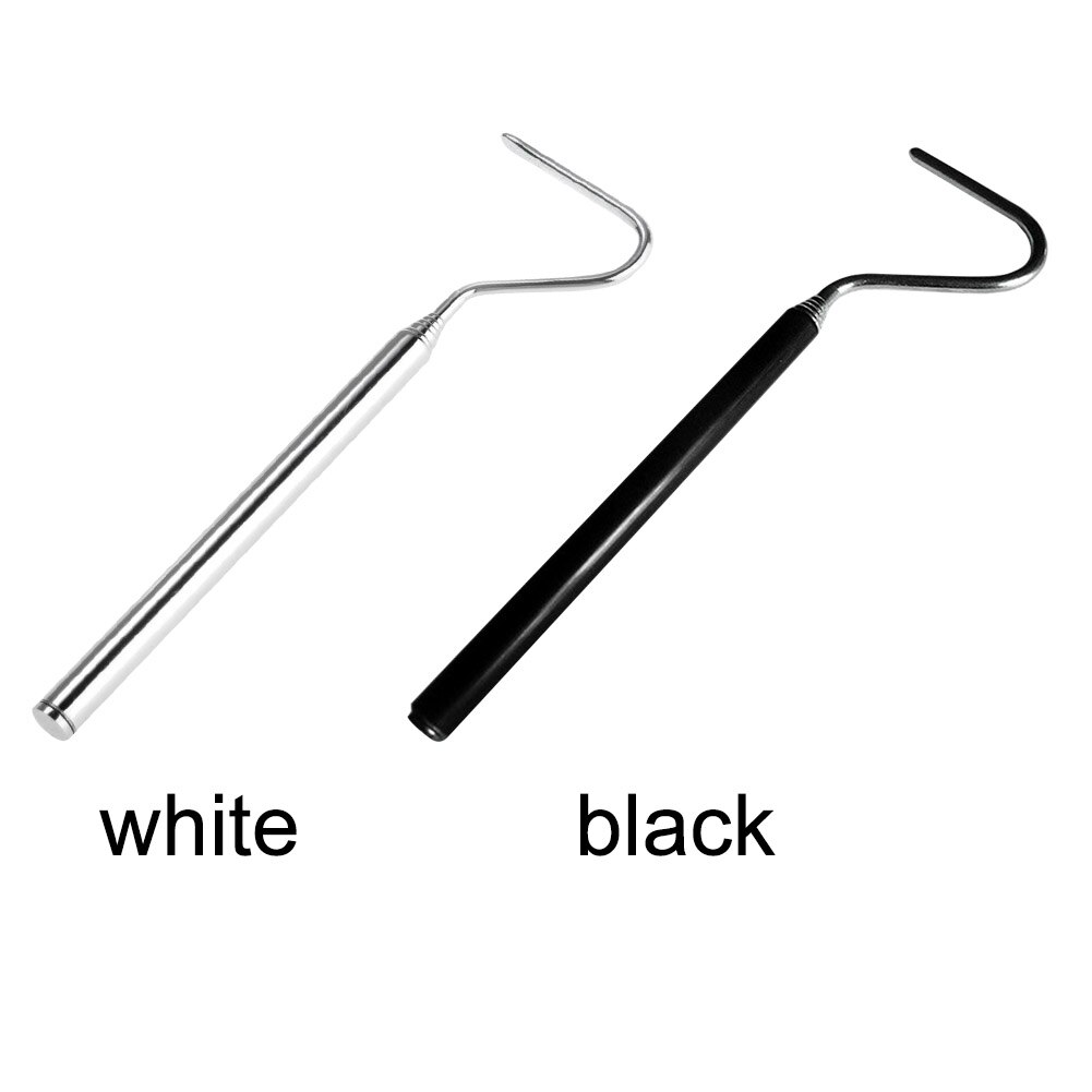 68cm For Catching Snake Tongs Catcher With Hook Moving Reptile Grabber Practical Stainless Steel Collapsible Multifunction Patio