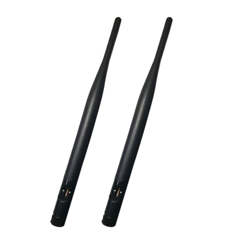 Dual Band WiFi Antenna 2.4GHz 5GHz SMA Male Connector 5dbi Omni Directional for Modem Mini PCIe Card IP Camera Router Extender: SMA-2pcs antennas