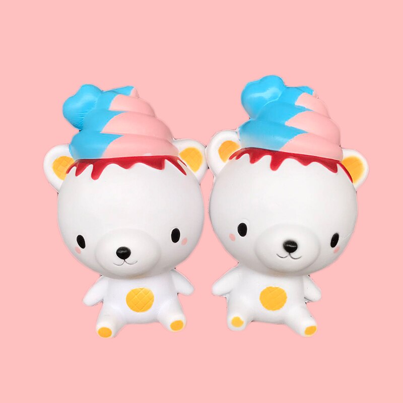 1Stck quetschen sterben eis bär Squishy Eis Bär Langsam steigend