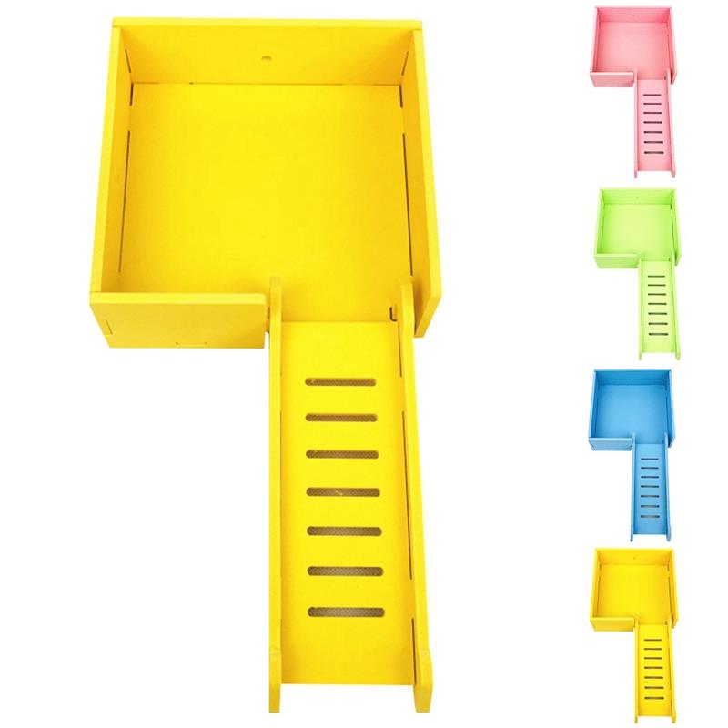 1Pc Hamster Klimmen Ladder Hout Spelen Platform Grappige Board Klimmen Speelgoed Kleine Dier Staande Boord Speelgoed Kleine Huisdier Speelgoed