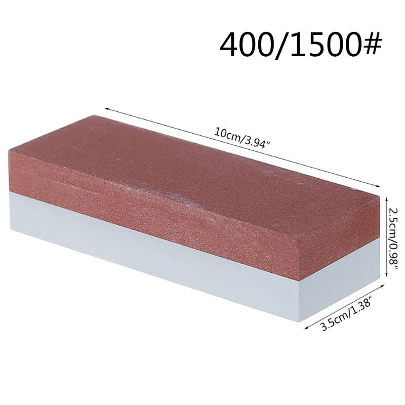 240/400# 400/1500# 3000/10000# 6000/12000#Household Knife Whetstone Round Axe Sharpening Stone Hand Dual Grit Tool B85C: WHITE