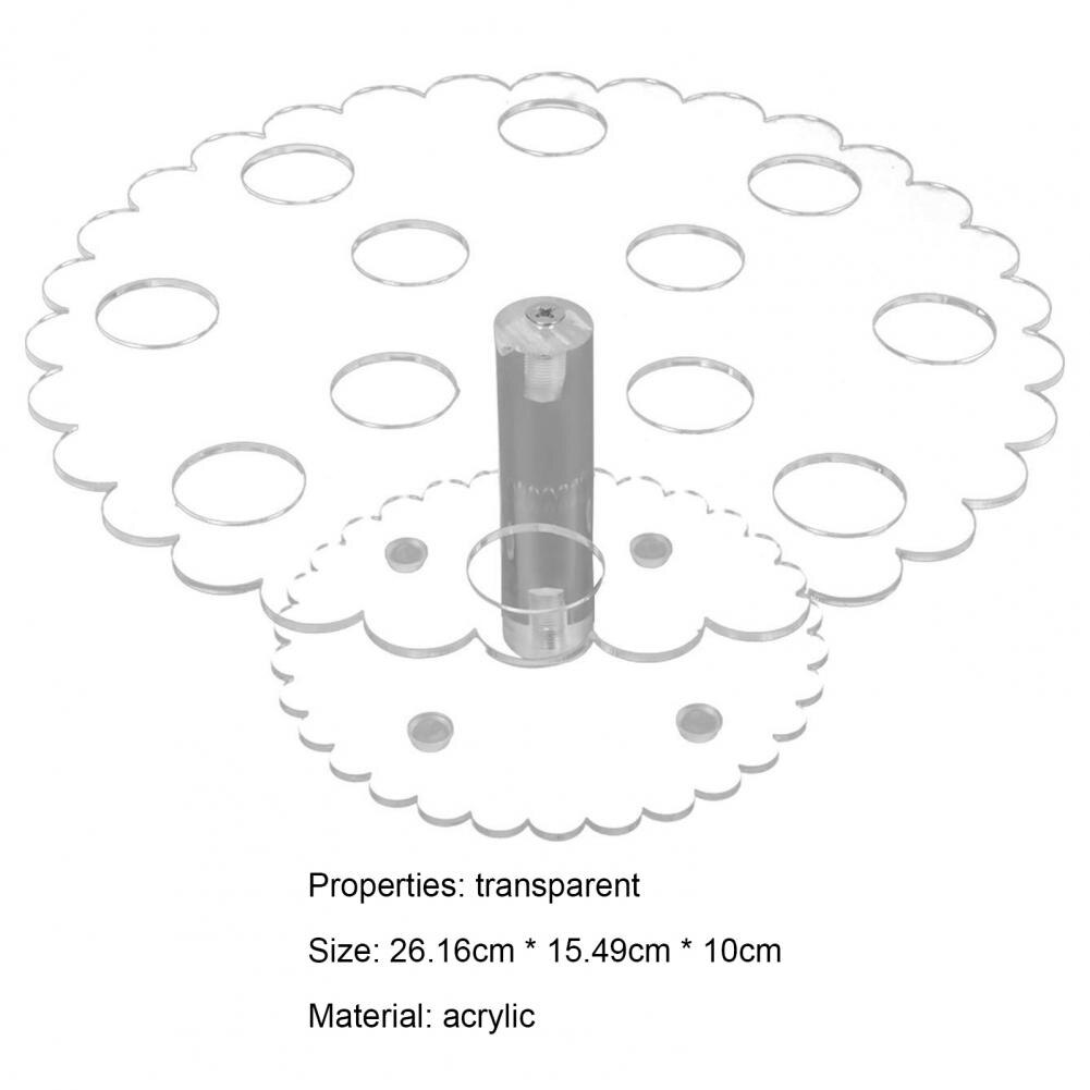 Acrylic Ice Cream Stand Cake Cone Stand Holder 12 Cones Wedding Buffet Display uacr Ice Cream Tools bar Kitchen Tools Gadgets