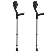 2 Advance Krukken Pack | Anatomic Rubberen Handvat | Paars