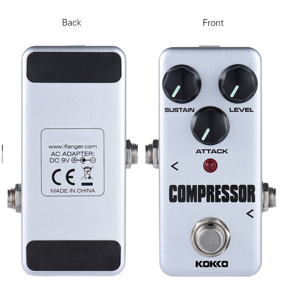 KOKKO FCP2 Compressor Sustainer Mini-pedaaleffect voor E-gitaren-accessoires