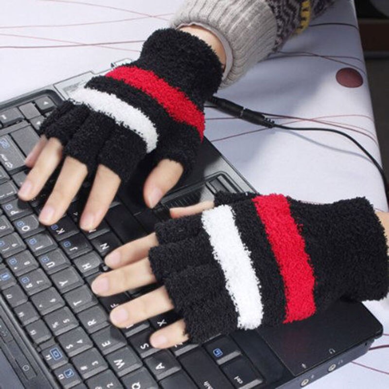 1 par usb drevne elektriske opvarmningshandsker vinter termiske usb opvarmede handsker elvarme handske opvarmede handsker varmere