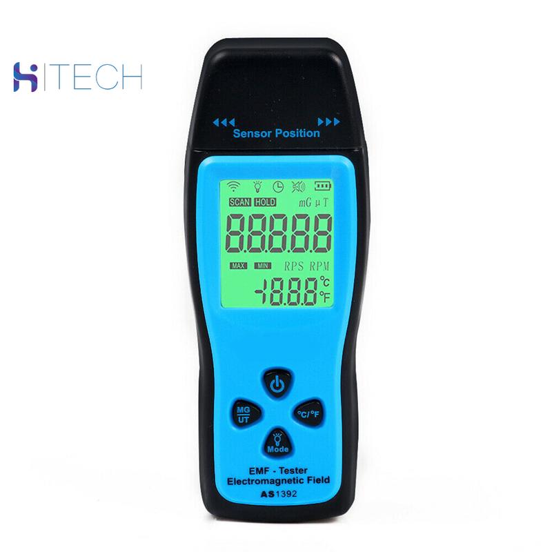 Digital radiation dosimeter Meter Counter handheld Mini EMF Tester LCD Electromagnetic Field Radiation Detector Dosimeter Tester
