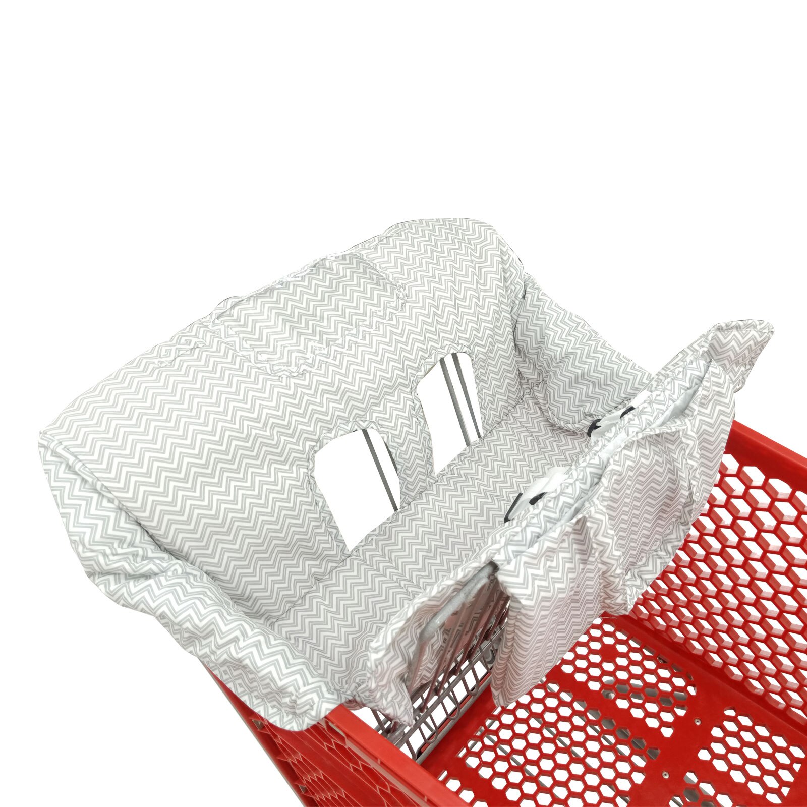 Funda 2 en 1 para carrito de la compra de bebé, funda para trona para niños, con cojín suave y grueso, Soporte transparente para teléfono para niños y niñas