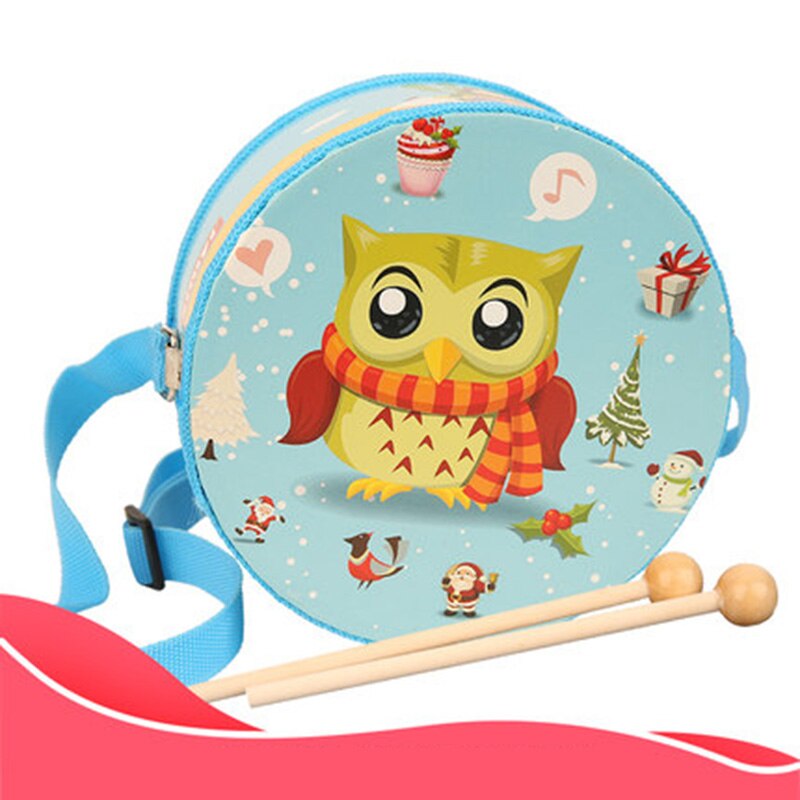 Cartoon Animals Children Drum Trumpet Toy Music Percussion Instrument Band Kit Early Learning Educational Toy 1-3 Baby Kids: 12