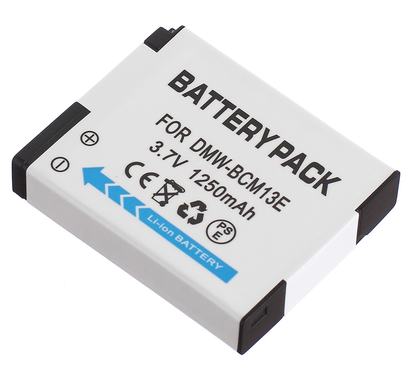Batterie (2-Pack) + chargeur pour Panasonic Lumix DMC-TZ40, DMC-TZ41, DMC-TZ60, DMC-TZ61, DMC-TZ70, DMC-TZ71, appareil photo numérique