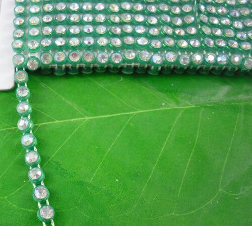 Ab Rhinestone Trim SS18 A grade white AB crystal glass 4.5mm rhinesto... – Grandado