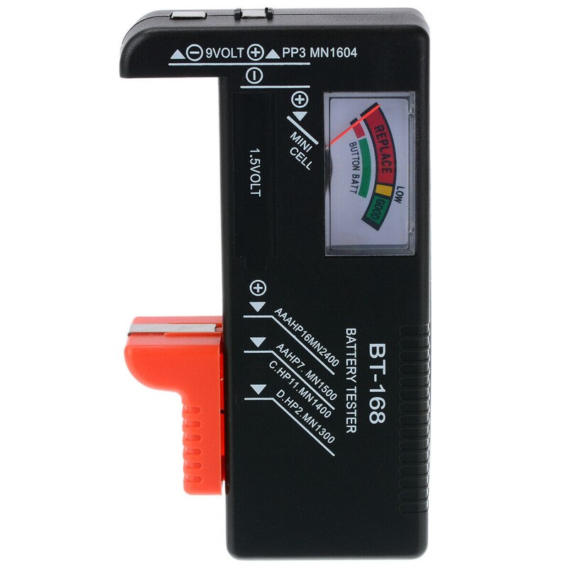 BT-168 Digital Battery Capacity Tester for 18650 14500 Lithum 9V 3.7V 1.5V Cell C D Batteries Tester M05 20
