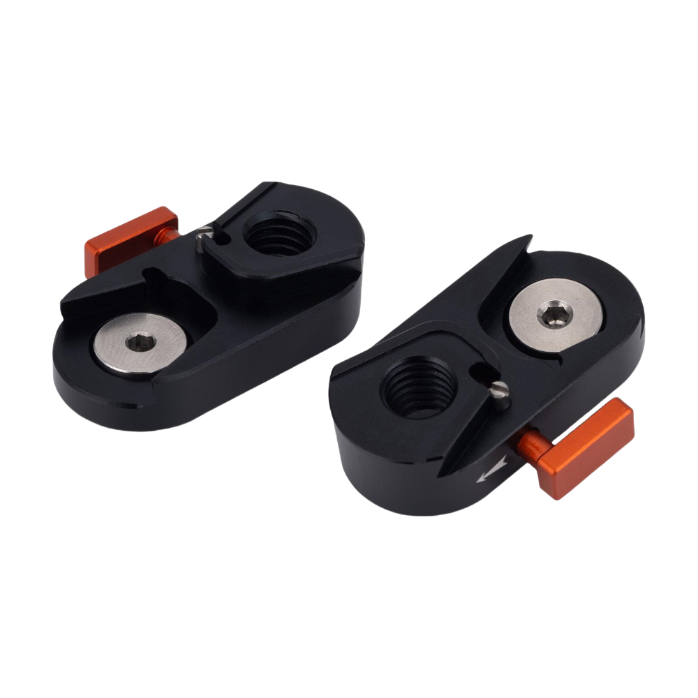 3/8 Screw M3 Locating Pin Mini Field Monitor Quick Release Plate for LCD Monitor Magic Arm LED Light Quick Release Plate