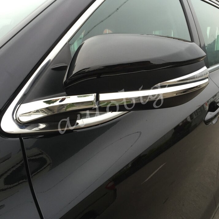 Chrome Side Achteruitkijkspiegel Versieringen Strips Voor Toyota Highlander
