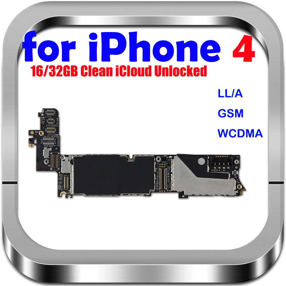 Meer Item Voor Iphone 4 4s Met Volledige Unlocked Voor Iphone 6 6S 7 8 Plus Logic Board Met systeem Goede Getest Moederbord