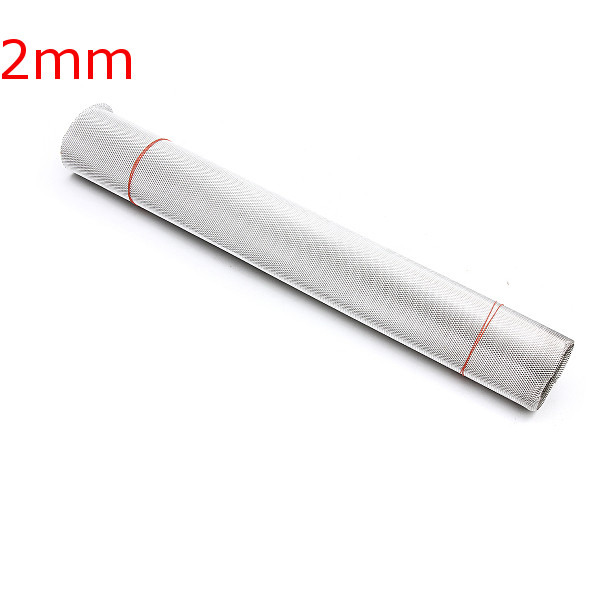 50cm x 300cm Fine Aluminium Modelling Mod Mesh Wire Filter Sheet Hole Dia 2mm/3.5mm