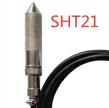 SHT10-03 SHT21 SHT30 SHT31 SHT35 SHT11 SHT20 di Temperatura e umidità sonda del sensore lunghezza della Linea 1 metro A/a testa piatta: Pointed SHT21