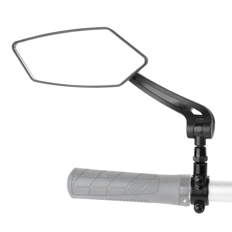 Fiets Achteruitkijkspiegel 360 Rotatie Hoek Verstelbare Optionele Rvs Of Acryl Lens Lengte Verstelbare Reflector