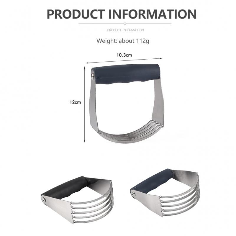 Stainless Steel Pastry Cutter With Blade Butter Blender Biscuit Flour Mixer Baking Dough Cutter Kitchen Accessories
