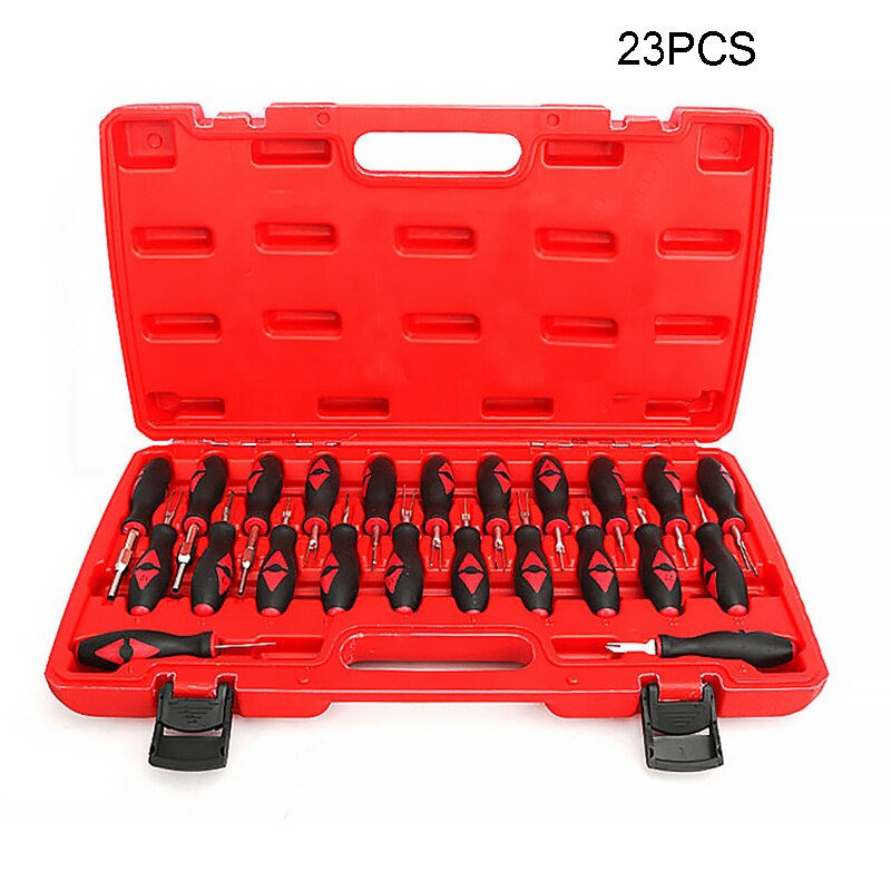 23 Pcs Universal Automotive Terminal Release Tool Set Removal Tools Car Power Cord Pressure Clip Pin Extractor Kit