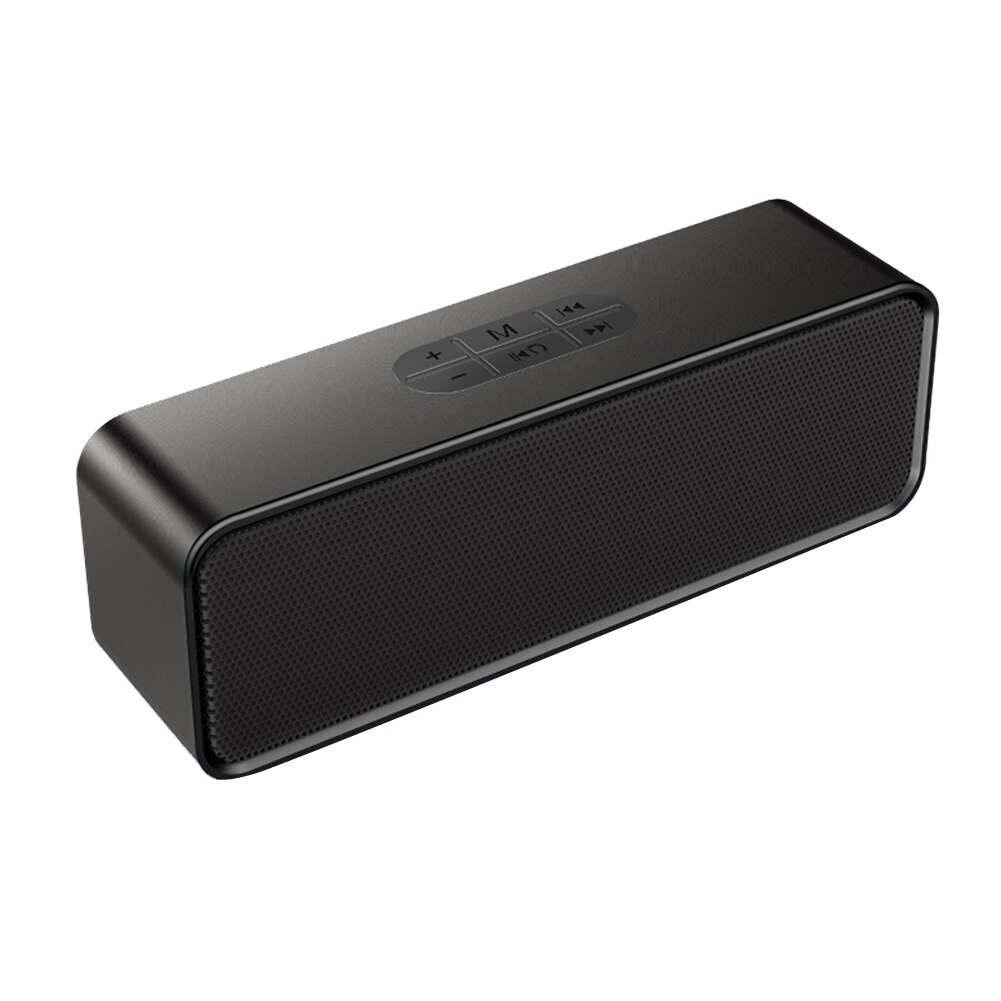 Portable Bluetooth Speaker Subwoofer powerful Speakers Wireless Loudspeakers for Phone Computer Stereo Sound Box with Bass: black