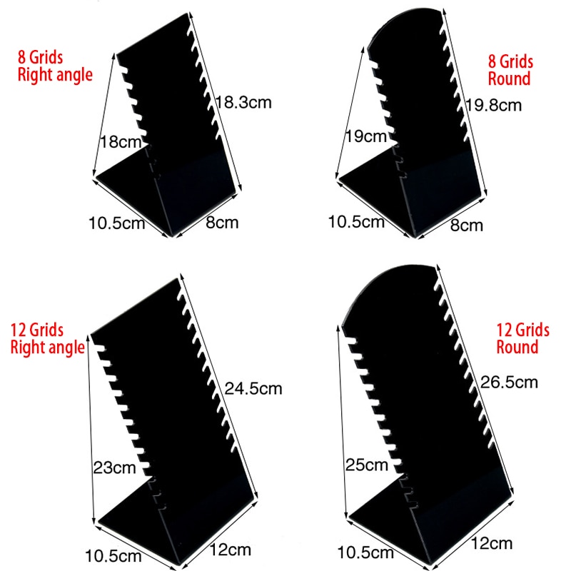 Présentoir à bijoux en acrylique, présentoir de rangement pour colliers et pendentifs, organisateur de comptoir de bijoux