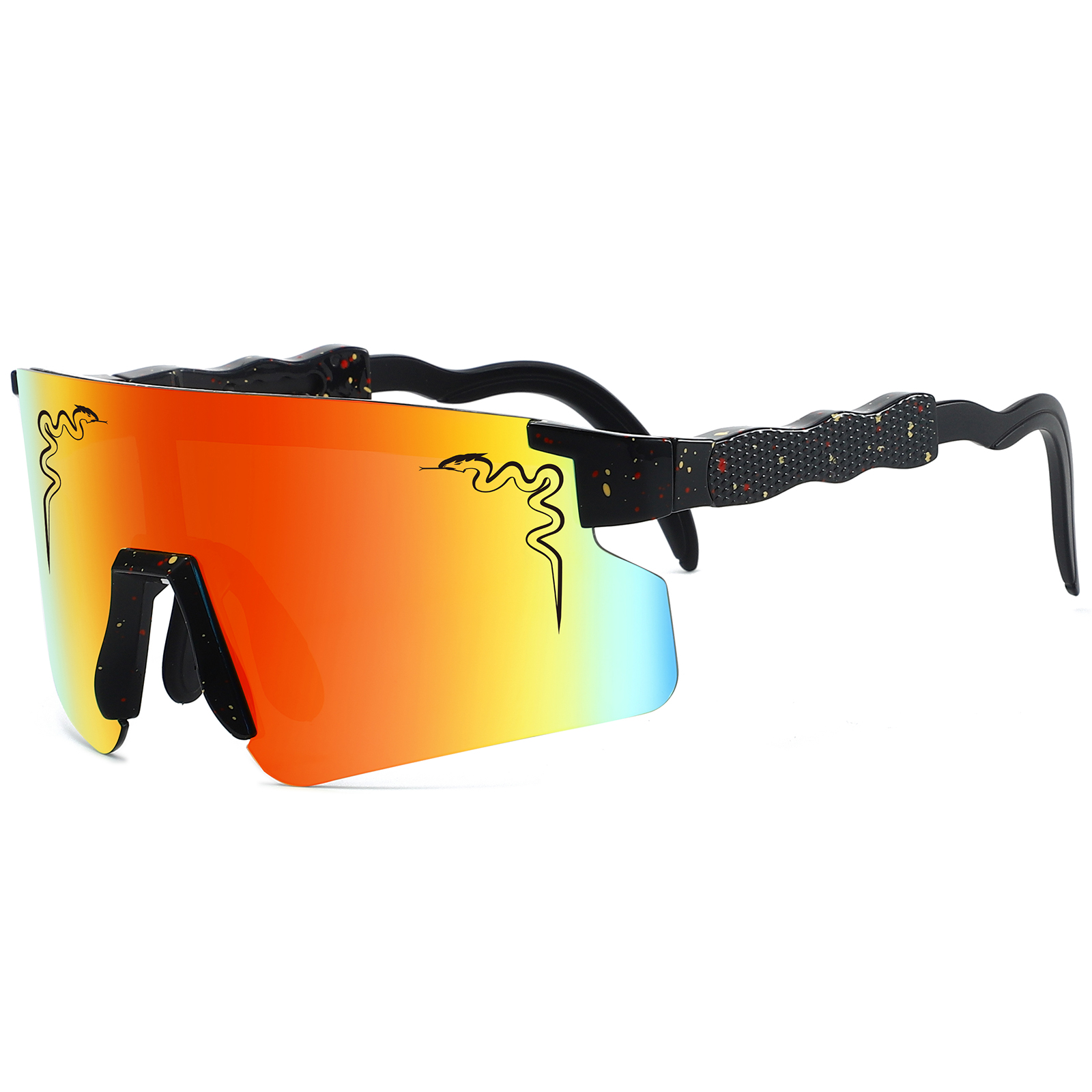 Jugend Sonnenbrille Jungen Mädchen freundlicher Baseball Sonnenbrille Kleiner Kopf Erwachsene Männer Frauen Brillen draussen Radfahren Fahren Schattierungen Sport: Gelb