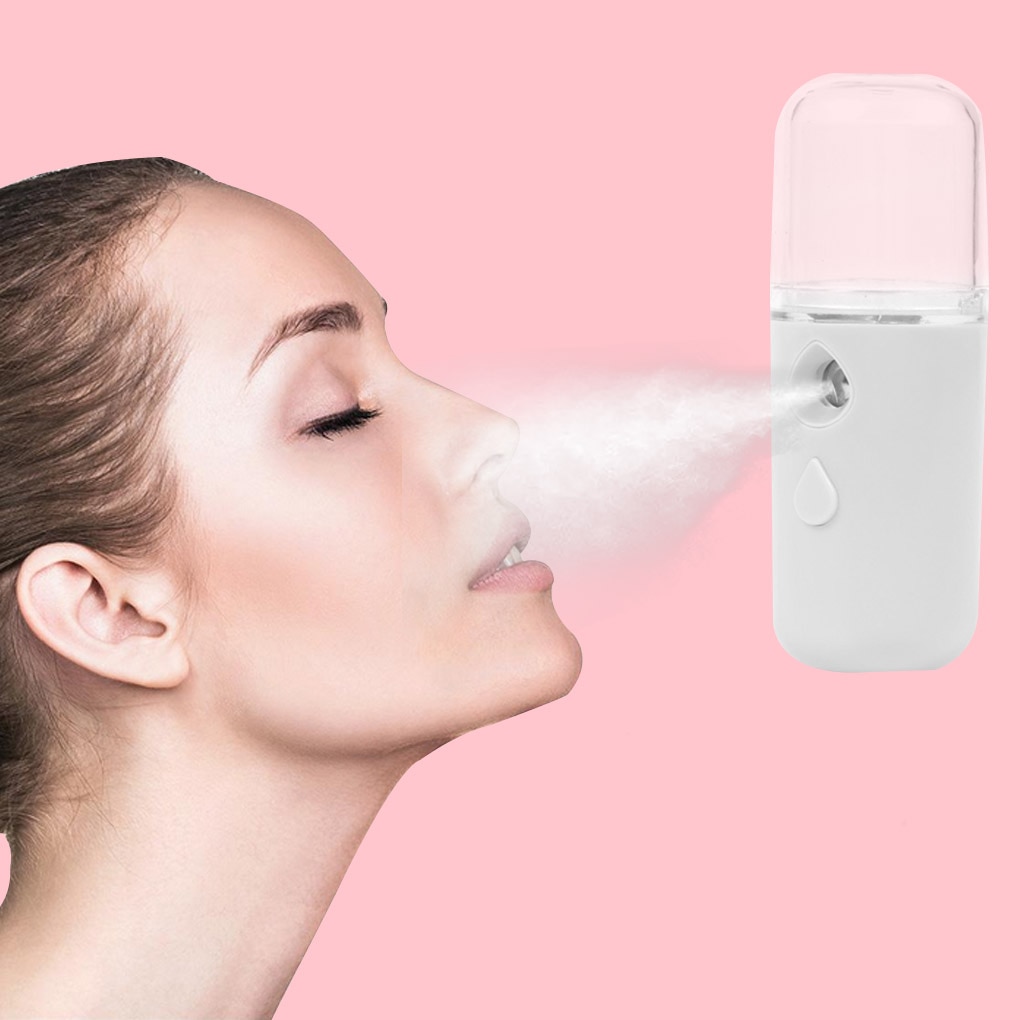 Nawilżający nawilżacz robić twarzy przenośny rozpylacz mgiełki robić twarzy głębokie nawilżenie USB akumulator mini nawilżacz 2021 nowości