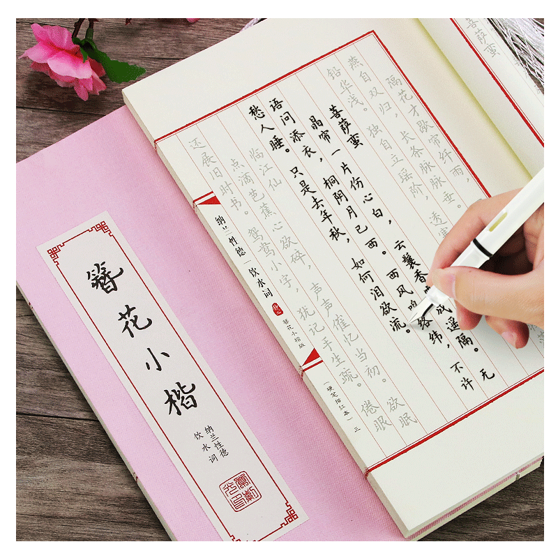 Chinese Kanji Kalligrafie Herbruikbare Harde Pen Praktijk Schrift Uitwisbare Pen Leren Hanzi Volwassenen Art Schrijven Boeken Volwassen Schrift