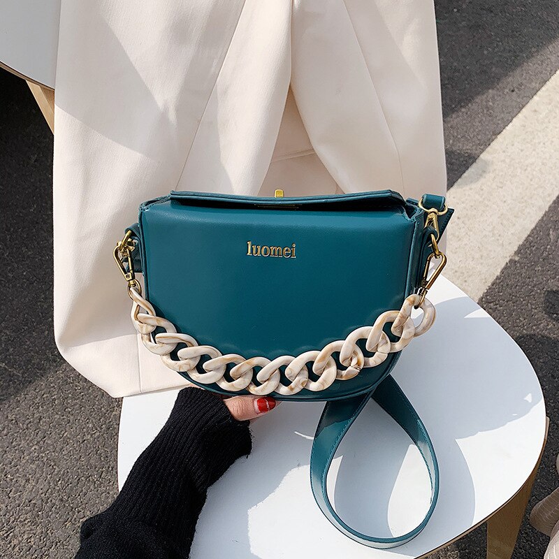 Female Messenger Bag Ladies Chain Shoulder Bag Small Square Bag Brand Women Handbag