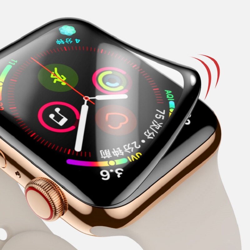 Wasserdicht bildschirm protector für apple watch 5 4 3 38mm 40MM 44MM 42MM (NICHT gehärtetem Weichen Glas) film für Iwatch 4/5/6/SE