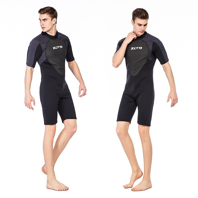 3MM Neoprene Wetsuit One-Piece Short Diving Suit for Men Scuba Dive Surfing Snorkeling Spearfishing Wet Suit