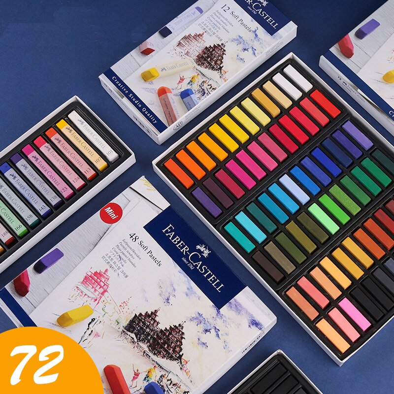 Crayones de pintura en colores Pastel suave, tiza para dibujar artículos de papelería para estudiantes, 12/24/36/48/72