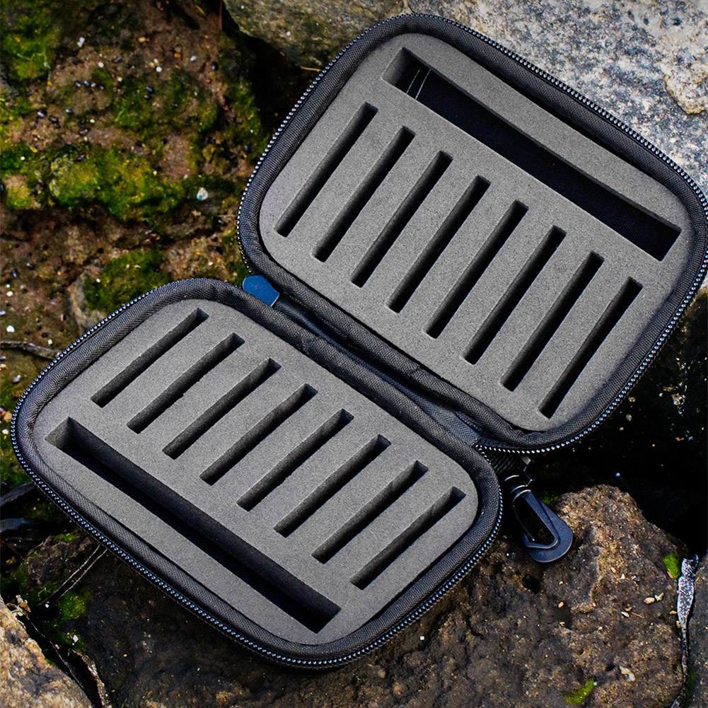 Portable Fly Fishing Lure Storage Case Spinner Spoon Bait Foam Trout Flies Fishook EVA Container Bag Fishing Accessories Tools