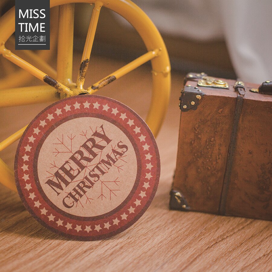 30Sheets/Set Retro Series Merry Christmas Postcard DIY Greeting Wish Cards Message Card