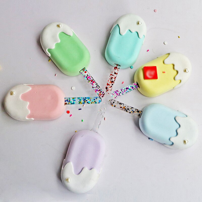 Useful Acrylic Ice Cream Sticks Popsicle Stick Kids Crafts DIY Handmade Making Crafts Baby Shower Kids