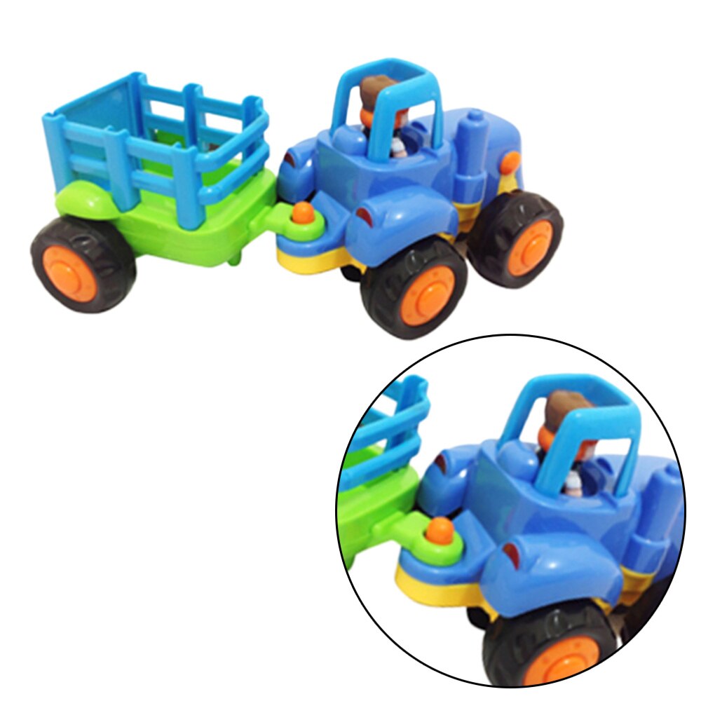 Kids Auto Tractoren Auto Model Techniek Van Model Kids Early Learning Blauw
