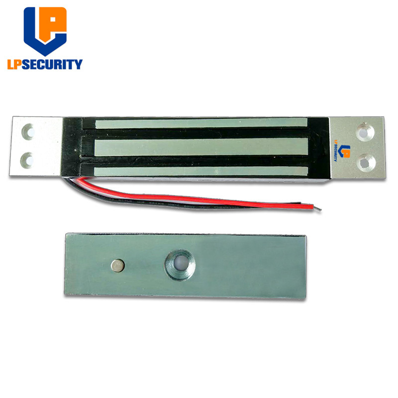 LPSECURITY 180kg holding force invisable concealed electric magnetic lock for home office wooden glass door access control