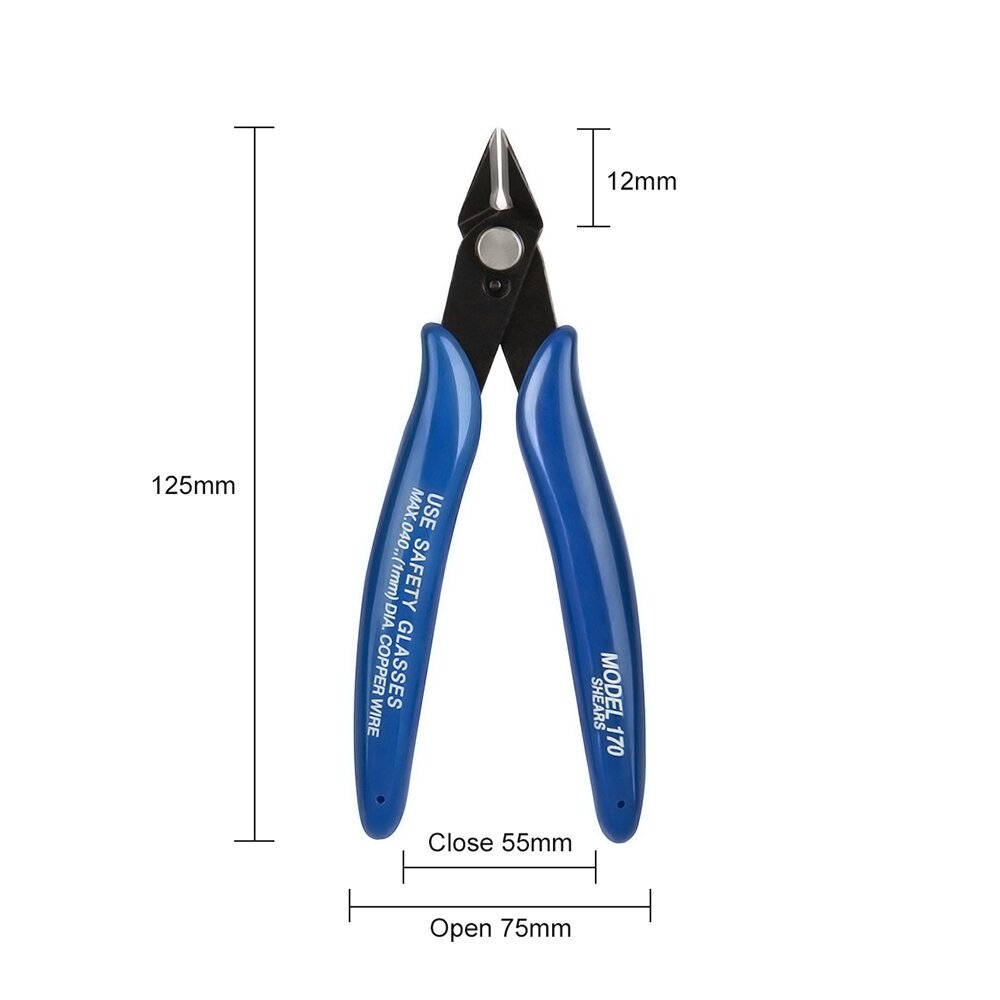 170 Wishful Clamp DIY Electronic Diagonal Pliers Side Cutting Nippers Wire Cutter