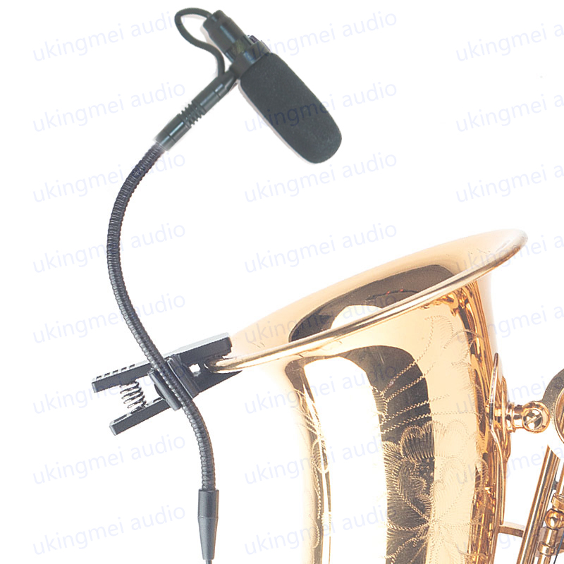 Musical Instrument Condenser Gooseneck Microphone System For Guitar Saxophone Violin Piano Cello Bass Clarinet
